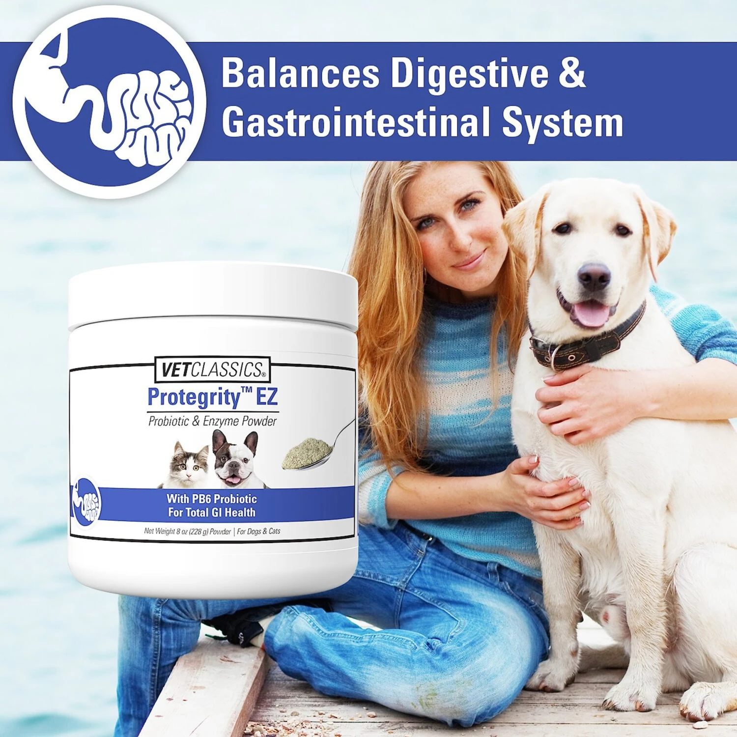 VetClassics Protegrity EZ Probiotic & Enzyme Powder Dog & Cat Supplement 5 VetClassics Protegrity EZ Probiotic & Enzyme Powder Dog & Cat Supplement - Image 5