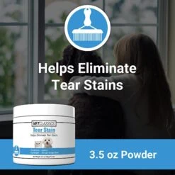 VetClassics Tear Stain Supplement Powder Dog & Cat Supplement, 3.5-oz Bottle -Pet Wellness 262849 PT3. AC SS1800 V1614358000