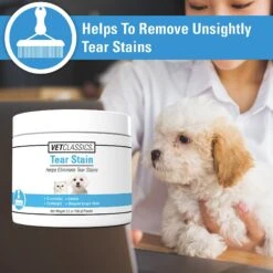 VetClassics Tear Stain Supplement Powder Dog & Cat Supplement, 3.5-oz Bottle -Pet Wellness 262849 PT4. AC SS1800 V1614358321