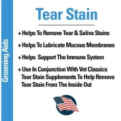VetClassics Tear Stain Supplement Powder Dog & Cat Supplement, 3.5-oz Bottle -Pet Wellness 262849 PT5. AC SS1800 V1614357700