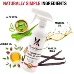 Warren London Dematting & Detangling Leave-In Conditioner Dog Spray, 16-oz Bottle -Pet Wellness 263436 PT2. AC SS1800 V1657656519