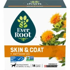 EverRoot By Purina Skin & Coat + Safflower Oil Liquid Dog Supplement