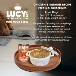 Lucy Pet Products Kettle Creations Chicken & Salmon Recipe In Gravy Wet Dog Food, 12.5-oz Can, Case Of 12 -Pet Wellness 263488 PT5. AC SS1800 V1607439478
