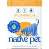 Native Pet Organic Pumpkin Fiber Powder Dog Supplement