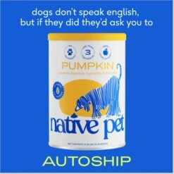 Native Pet Organic Pumpkin Fiber Powder Dog Supplement 17 Native Pet Organic Pumpkin Fiber Powder Dog Supplement -Pet Wellness 263648 PT8. AC SS1800 V1688411736