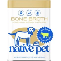 Native Pet Beef Bone Broth Powder Dog & Cat Food Topper