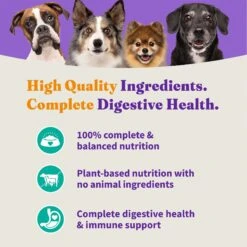 Halo Holistic Vegan Complete Digestive Health Plant-Based Recipe With Kelp Adult Formula Dry Dog Food -Pet Wellness 263687 PT5. AC SS1800 V1675440120