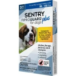 Sentry Fiproguard Plus Squeeze-On Dog Flea & Tick Treatment, 89 - 132lbs