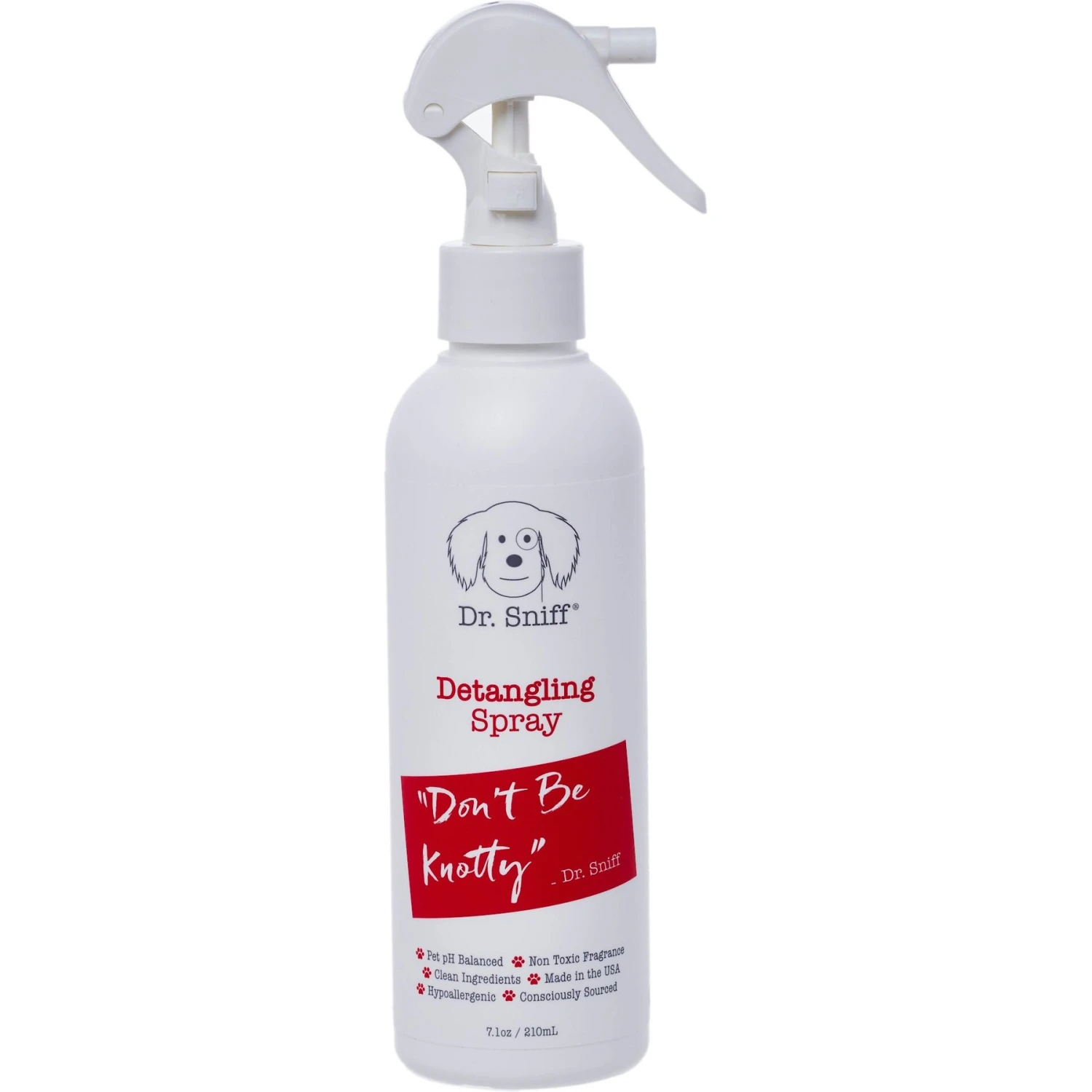 Dr. Sniff Don’t Be Knotty Cat & Dog Detangling Spray, 7.1-oz Bottle 1 Dr. Sniff Don’t Be Knotty Cat & Dog Detangling Spray, 7.1-oz Bottle