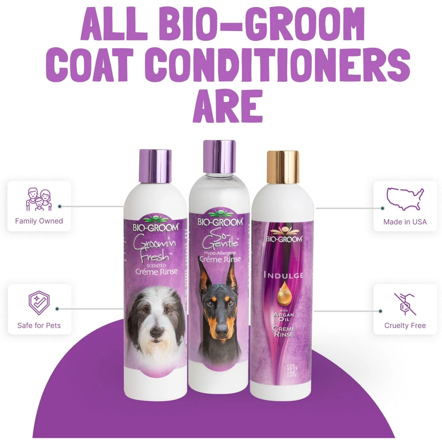 Bio-Groom So-Gentle Hypo-Allergenic Creme Rinse Dog Shampoo 2 Bio-Groom So-Gentle Hypo-Allergenic Creme Rinse Dog Shampoo - Image 2