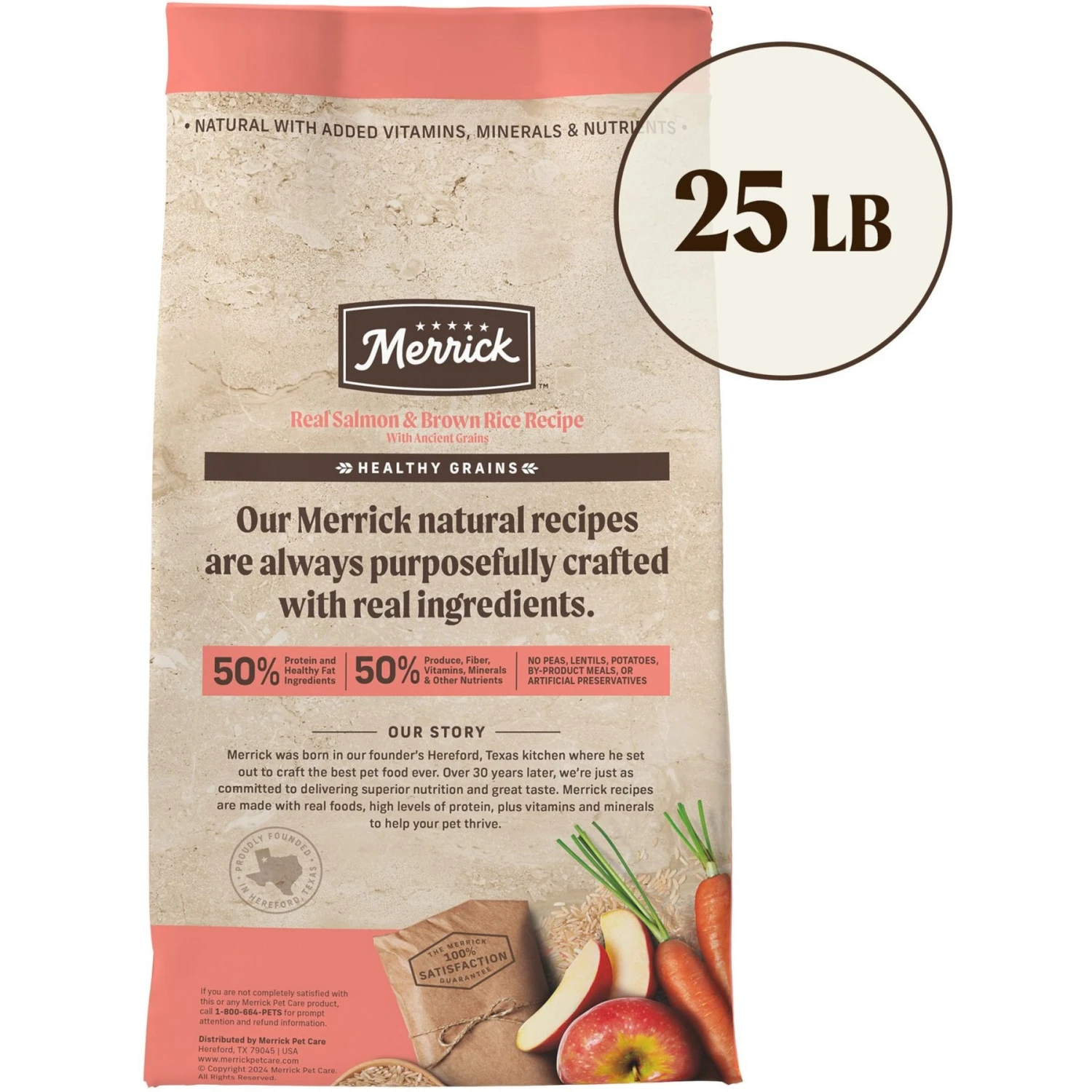 Merrick Healthy Grains Real Salmon & Brown Rice Recipe With Ancient Grains Dry Dog Food 3 Merrick Healthy Grains Real Salmon & Brown Rice Recipe With Ancient Grains Dry Dog Food - Image 3
