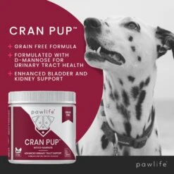 Pawlife Cran Pup Advanced Urinary Tract Support Chicken Flavor Soft Chews Dog Supplement -Pet Wellness 265174 PT2. AC SS1800 V1610397449