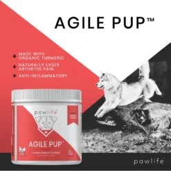 Pawlife Agile Pup Canine Mobility Complex Chicken Flavor Soft Chews Dog Supplement, 120 Count -Pet Wellness 265176 PT3. AC SS1800 V1610497651