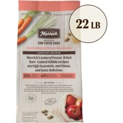 Merrick Healthy Grains Raw-Coated Kibble Real Salmon + Brown Rice Recipe Freeze-Dried Dry Dog Food 10 Merrick Healthy Grains Raw-Coated Kibble Real Salmon + Brown Rice Recipe Freeze-Dried Dry Dog Food -Pet Wellness 265204 PT2. AC SS1800 V1673561272