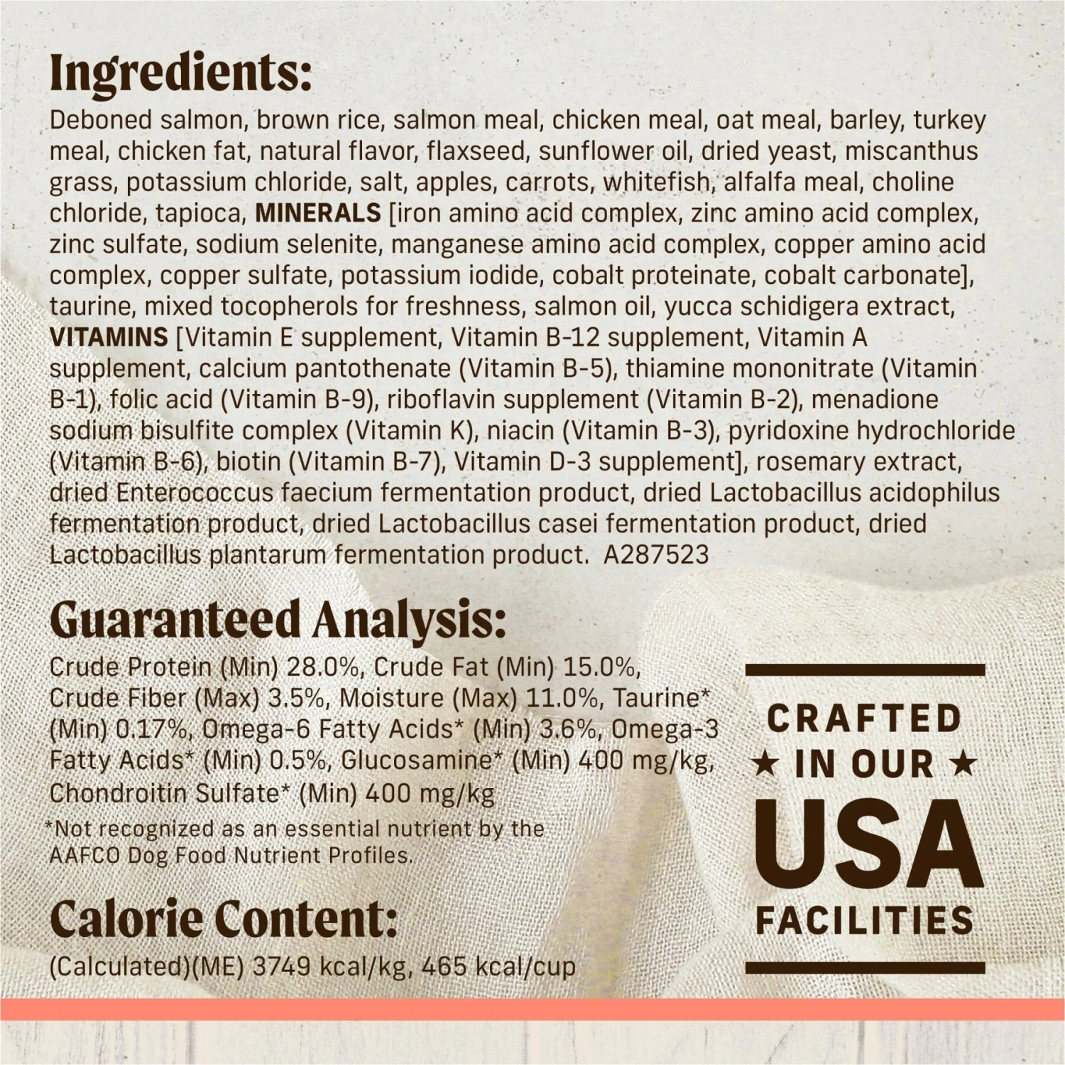 Merrick Healthy Grains Raw-Coated Kibble Real Salmon + Brown Rice Recipe Freeze-Dried Dry Dog Food 7 Merrick Healthy Grains Raw-Coated Kibble Real Salmon + Brown Rice Recipe Freeze-Dried Dry Dog Food - Image 7