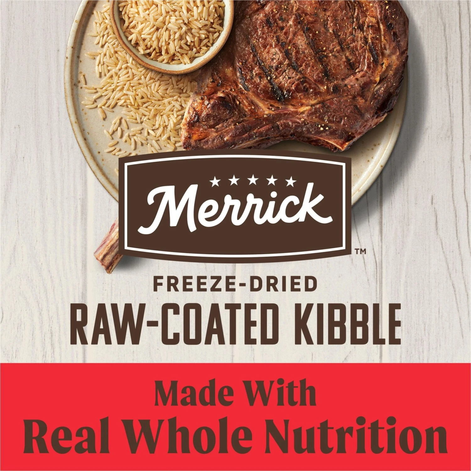 Merrick Healthy Grains Raw-Coated Kibble Real Beef + Brown Rice Recipe Freeze-Dried Dry Dog Food 5 Merrick Healthy Grains Raw-Coated Kibble Real Beef + Brown Rice Recipe Freeze-Dried Dry Dog Food - Image 5