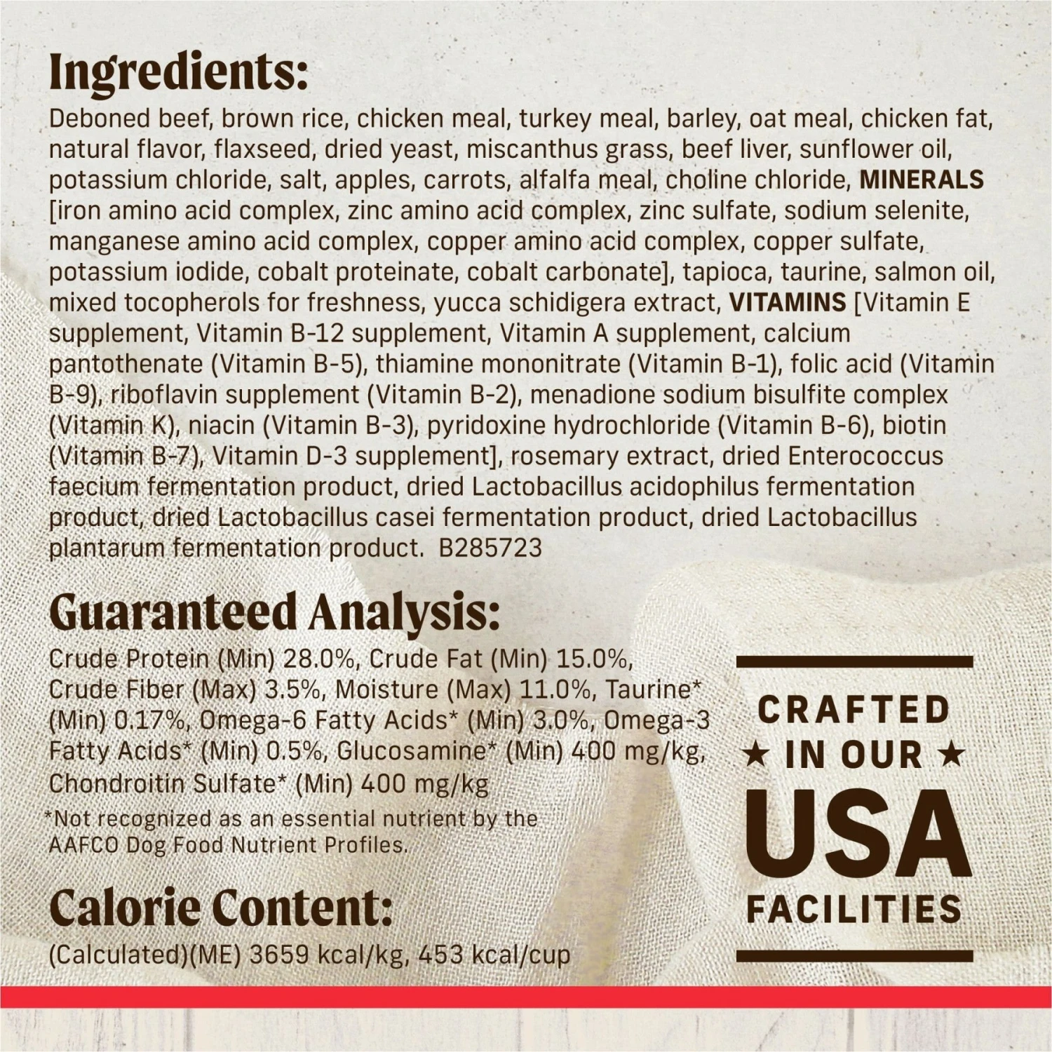 Merrick Healthy Grains Raw-Coated Kibble Real Beef + Brown Rice Recipe Freeze-Dried Dry Dog Food 7 Merrick Healthy Grains Raw-Coated Kibble Real Beef + Brown Rice Recipe Freeze-Dried Dry Dog Food - Image 7