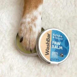 WashBar Kanuka + Repair Dog Paw Balm, 1.7-oz Tin 10 WashBar Kanuka + Repair Dog Paw Balm, 1.7-oz Tin -Pet Wellness 265232 PT3. AC SS1800 V1610034745