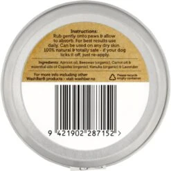 WashBar Kanuka + Repair Dog Paw Balm, 1.7-oz Tin 13 WashBar Kanuka + Repair Dog Paw Balm, 1.7-oz Tin -Pet Wellness 265232 PT6. AC SS1800 V1610223445