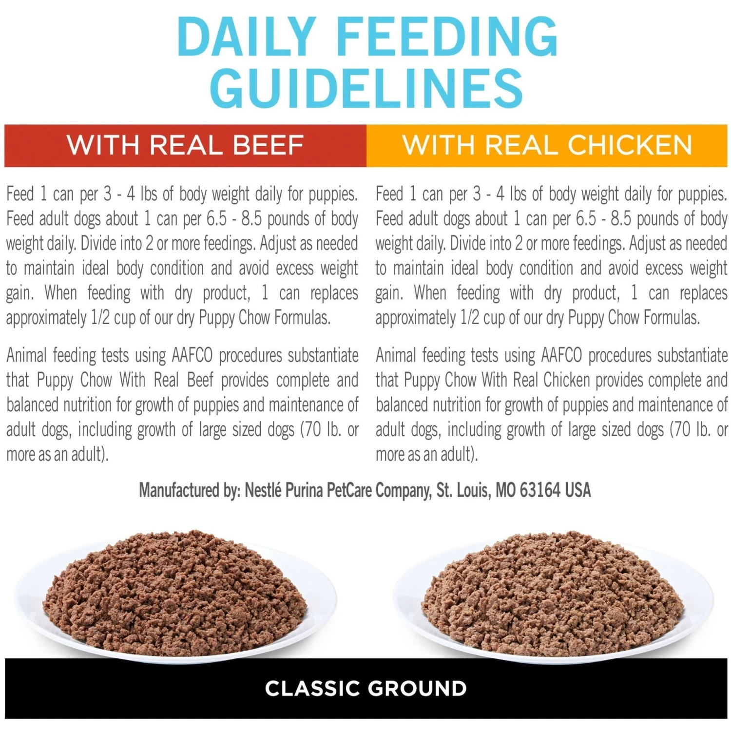 Purina Puppy Chow Pate Real Beef & Chicken Wet Puppy Food Variety Pack 9 Purina Puppy Chow Pate Real Beef & Chicken Wet Puppy Food Variety Pack - Image 9