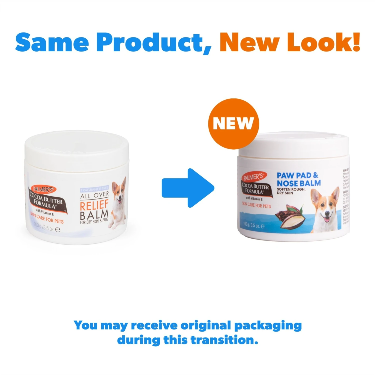 Palmer's For Pets All Over Relief Dog Balm, 3.5-oz Tub 2 Palmer's For Pets All Over Relief Dog Balm, 3.5-oz Tub - Image 2