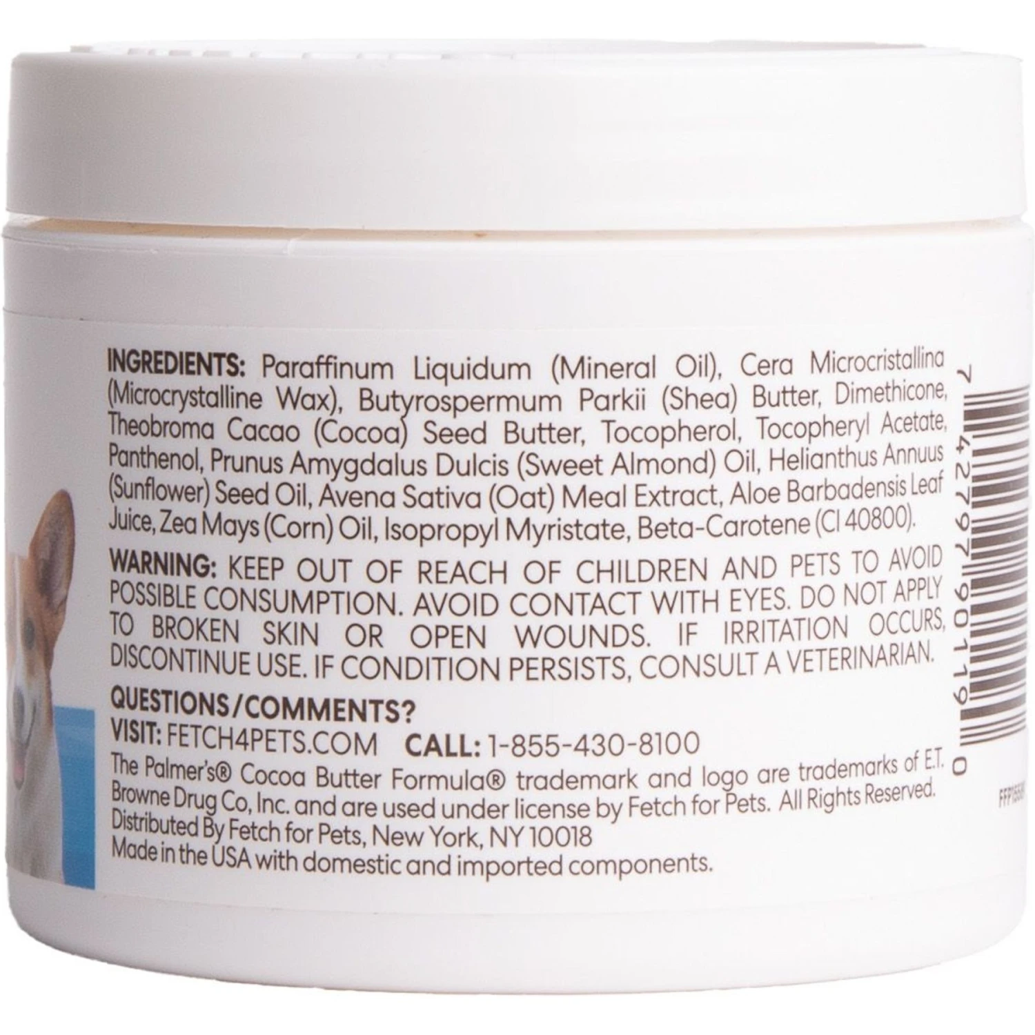 Palmer's For Pets All Over Relief Dog Balm, 3.5-oz Tub 3 Palmer's For Pets All Over Relief Dog Balm, 3.5-oz Tub - Image 3