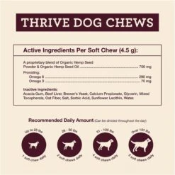 Hemp Well Hemp Thrive Soft Chew Dog Supplement -Pet Wellness 266507 PT2. AC SS1800 V1700689906