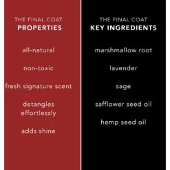 Pride+Groom The Final Coat Dog Conditioner, 16-oz Bottle -Pet Wellness 266735 PT2. AC SS1800 V1610859057