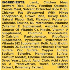 Nature's Recipe Adult Lamb, Barley & Brown Rice Recipe Dry Dog Food 17 Nature's Recipe Adult Lamb, Barley & Brown Rice Recipe Dry Dog Food -Pet Wellness 266854 PT8. AC SS1800 V1672850416