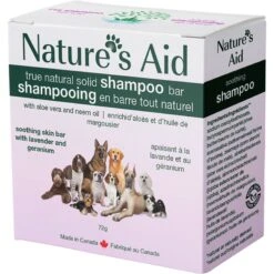 Nature's Aid True Natural Solid Lavender & Geranium Puppy Shampoo Bar