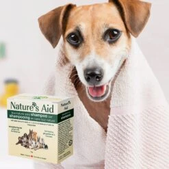 Nature's Aid True Natural Strengthening Ginger & Frankincense Dog Shampoo Bar -Pet Wellness 266937 PT2. AC SS1800 V1611182768