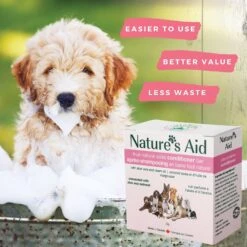 Nature's Aid True Natural Solid Unscented Aloe & Oatmeal Dog Conditioner Bar -Pet Wellness 266939 PT2. AC SS1800 V1611181298