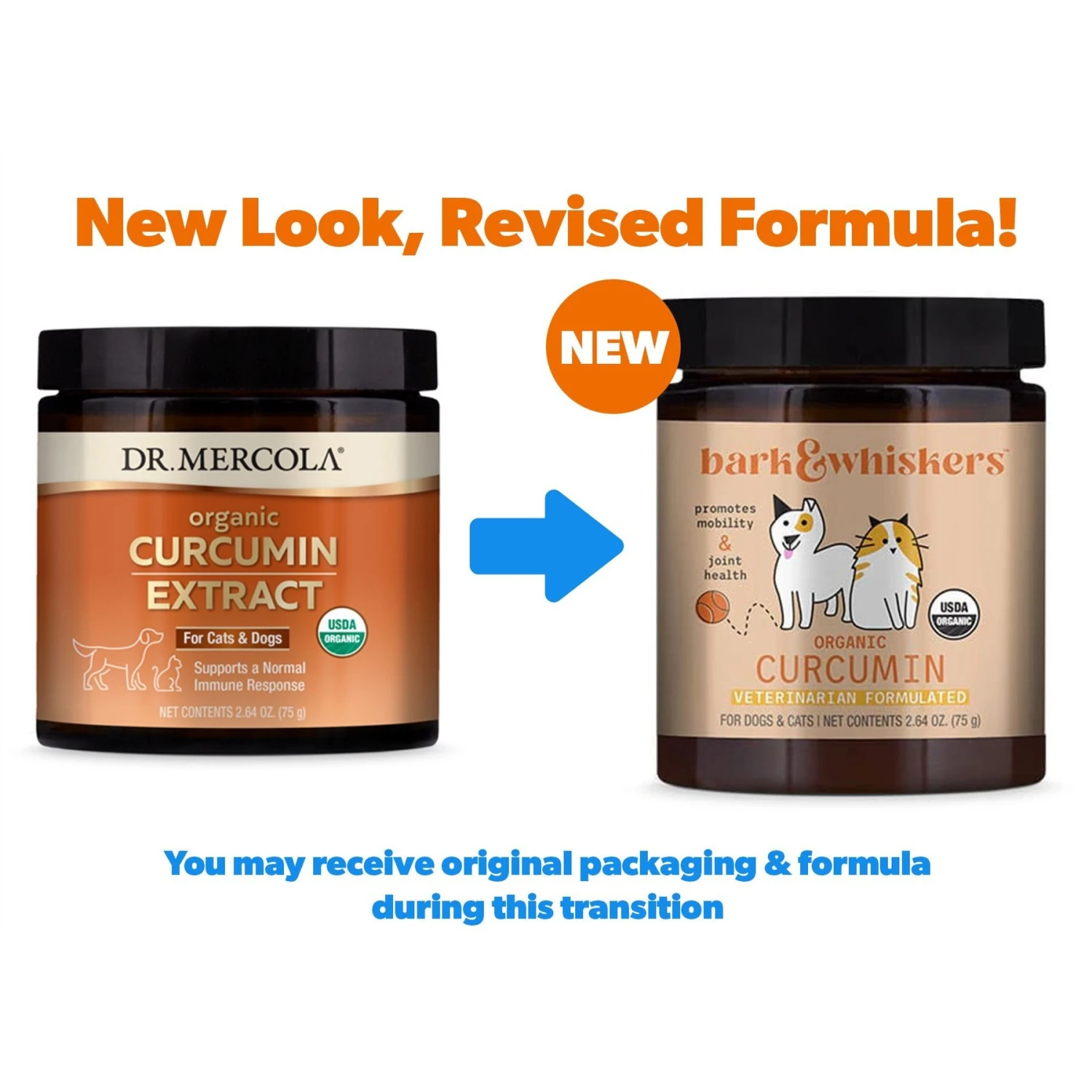 Bark And Whiskers Organic Curcumin Dog & Cat Supplement 2 Bark And Whiskers Organic Curcumin Dog & Cat Supplement - Image 2