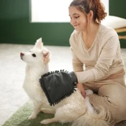 Frisco Microfiber Grooming Glove -Pet Wellness 269027 PT4. AC SS1800 V1624553016