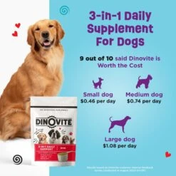 Dinovite Medium Dog Supplement, 3.5-lb Box -Pet Wellness 270738 PT5. AC SS1800 V1677074148