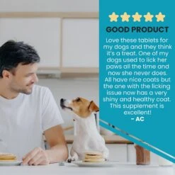 Wanderfound Pets Omega 3-6-9 Skin & Coat Health Smoked Salmon & Liver Flavor Dog Supplement, 120 Count 12 Wanderfound Pets Omega 3-6-9 Skin & Coat Health Smoked Salmon & Liver Flavor Dog Supplement, 120 Count -Pet Wellness 271468 PT4. AC SS1800 V1636476987