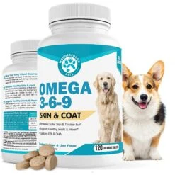 Wanderfound Pets Omega 3-6-9 Skin & Coat Health Smoked Salmon & Liver Flavor Dog Supplement, 120 Count 15 Wanderfound Pets Omega 3-6-9 Skin & Coat Health Smoked Salmon & Liver Flavor Dog Supplement, 120 Count -Pet Wellness 271468 PT7. AC SS1800 V1636473714