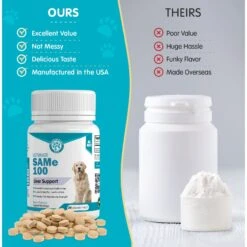 Wanderfound Pets SAMe 100 Liver Support For Dogs -Pet Wellness 271472 PT4. AC SS1800 V1636476684