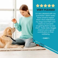 Wanderfound Pets 10-In-1 Multi-vitamin + Glucosamine Liver Flavor Dog Supplement -Pet Wellness 271474 PT4. AC SS1800 V1636476996