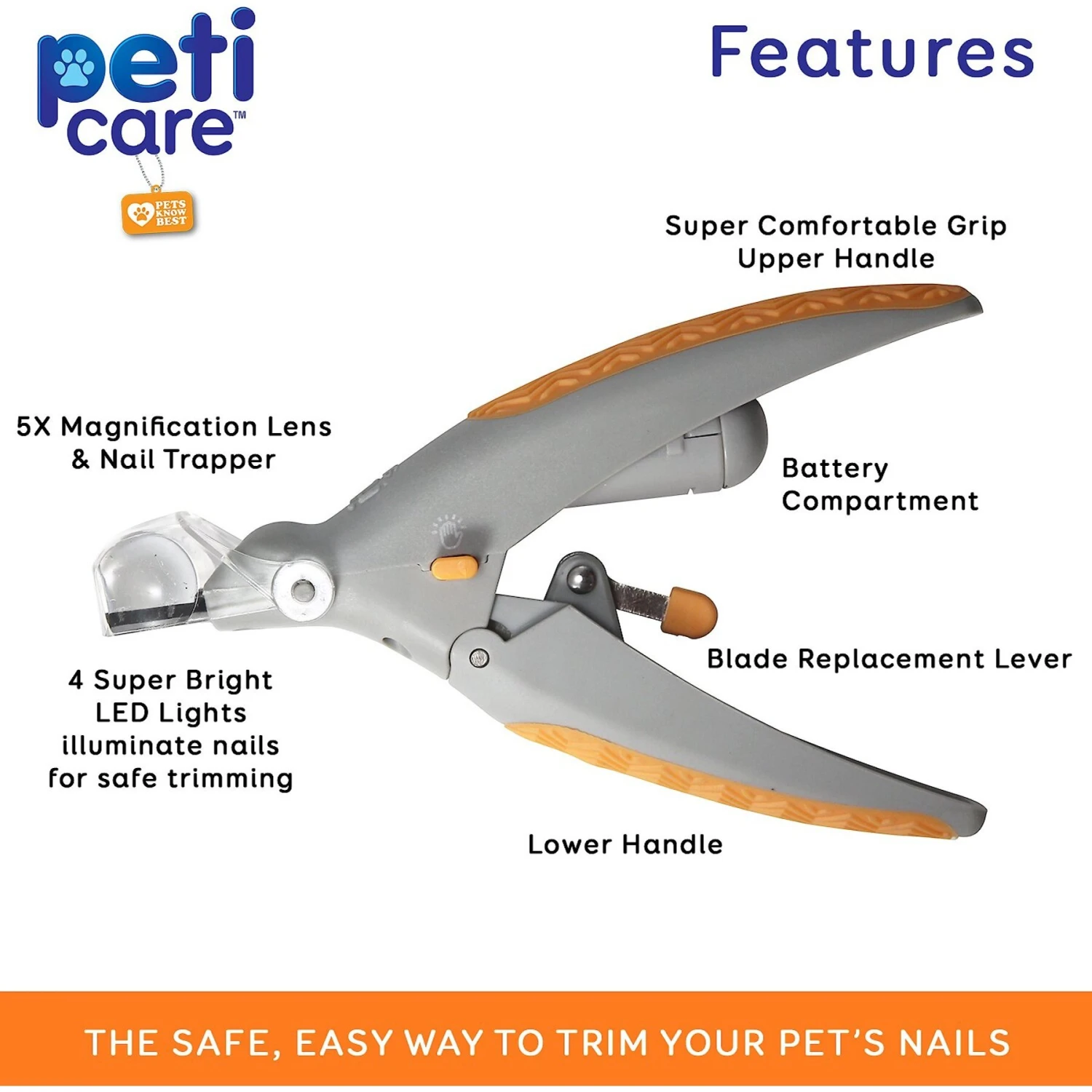 Pets Know Best PetiCare Cat & Dog Nail Clipper 3 Pets Know Best PetiCare Cat & Dog Nail Clipper - Image 3