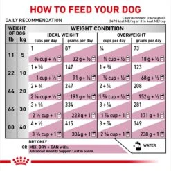 Royal Canin Veterinary Diet Adult Advanced Mobility Support Dry Dog Food -Pet Wellness 275995 PT6. AC SS1800 V1694465540