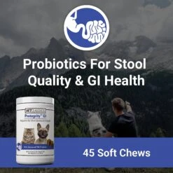 VetClassics Protegrity GI Probiotics Soft Chews Dog & Cat Supplement, 45 Count 11 VetClassics Protegrity GI Probiotics Soft Chews Dog & Cat Supplement, 45 Count -Pet Wellness 277591 PT3. AC SS1800 V1614358623