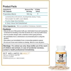VetSmart Formulas Probiotic Nutrient Enhancer Dog Supplement 10 VetSmart Formulas Probiotic Nutrient Enhancer Dog Supplement -Pet Wellness 277683 PT5. AC SS1800 V1657656508