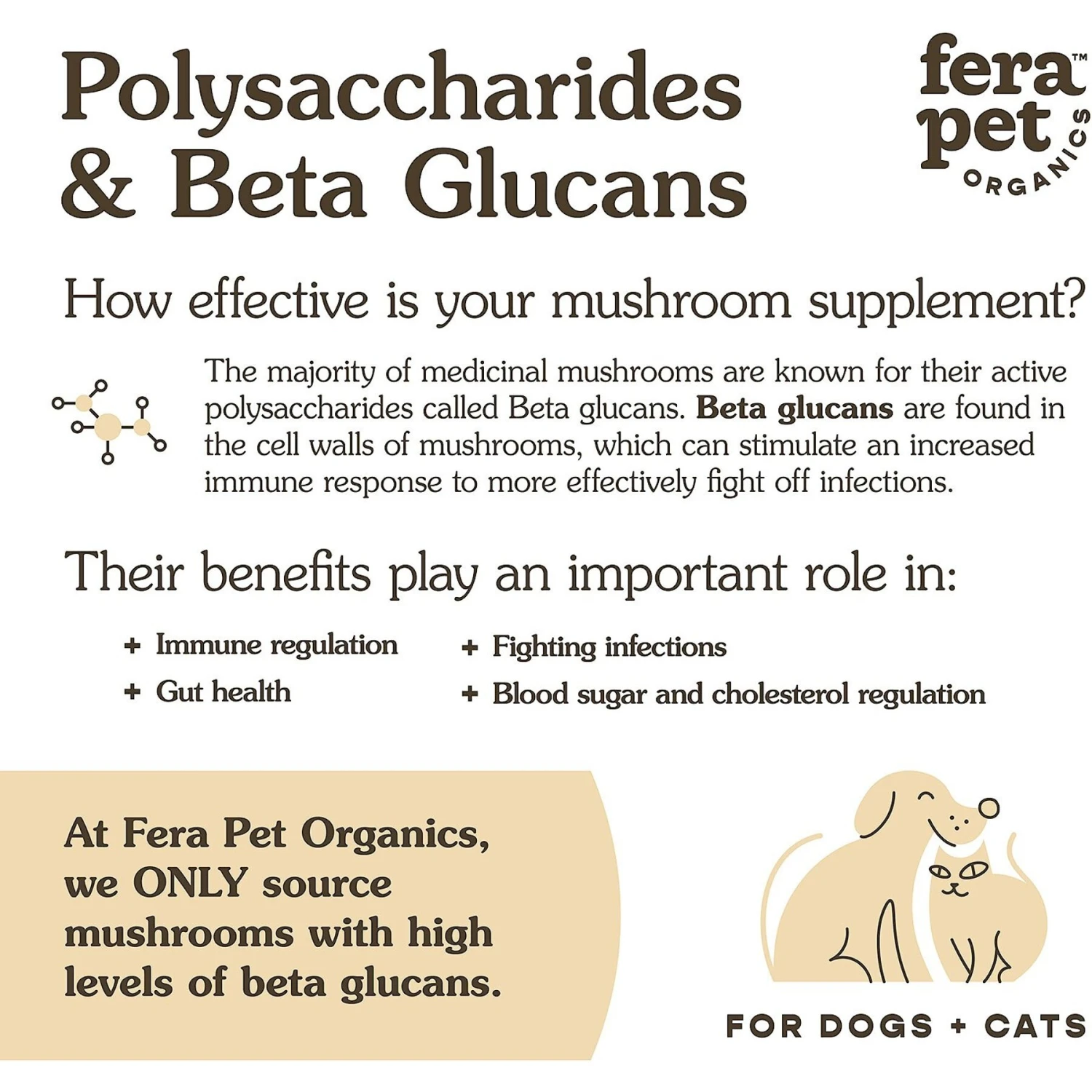 Fera Pet Organics Mushroom Immune Support Dog & Cat Supplement 5 Fera Pet Organics Mushroom Immune Support Dog & Cat Supplement - Image 5