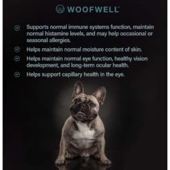 WoofWell French Bulldog Health Support Bacon Flavored Soft Chews Dog Supplement, 30 Count -Pet Wellness 279265 PT4. AC SS1800 V1615243916