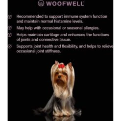 WoofWell Yorkshire Terriers Health Support Bacon Flavored Soft Chews Dog Supplement, 30 Count 13 WoofWell Yorkshire Terriers Health Support Bacon Flavored Soft Chews Dog Supplement, 30 Count -Pet Wellness 279267 PT4. AC SS1800 V1615243615