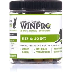 WINPRO Pet Hip & Joint Soft Chews Dog Supplement