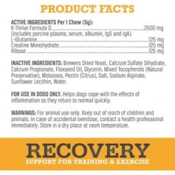 WINPRO Pet Recovery Soft Chew Dog Supplement -Pet Wellness 279477 PT7. AC SS1800 V1658844083