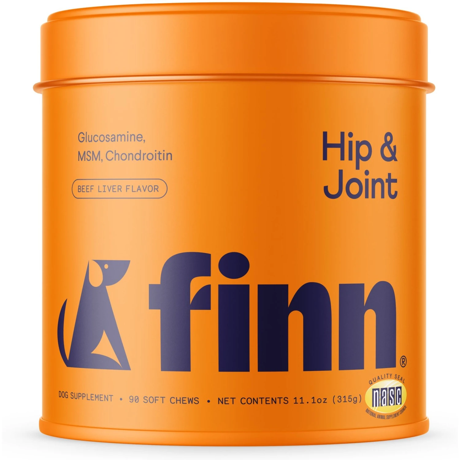 Finn Hip & Joint Dog Supplement, 90 Count 1 Finn Hip & Joint Dog Supplement, 90 Count