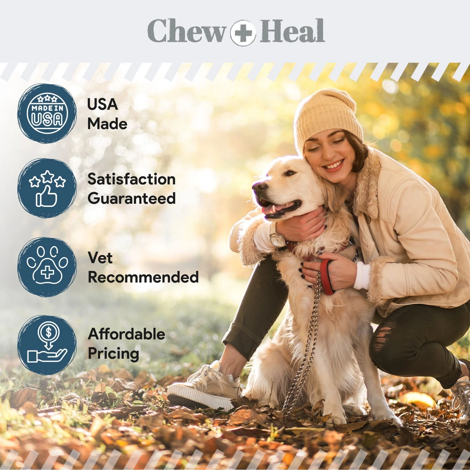 Chew + Heal Digestive Enzymes & Probiotics Supplement For Dogs 6 Chew + Heal Digestive Enzymes & Probiotics Supplement For Dogs - Image 6